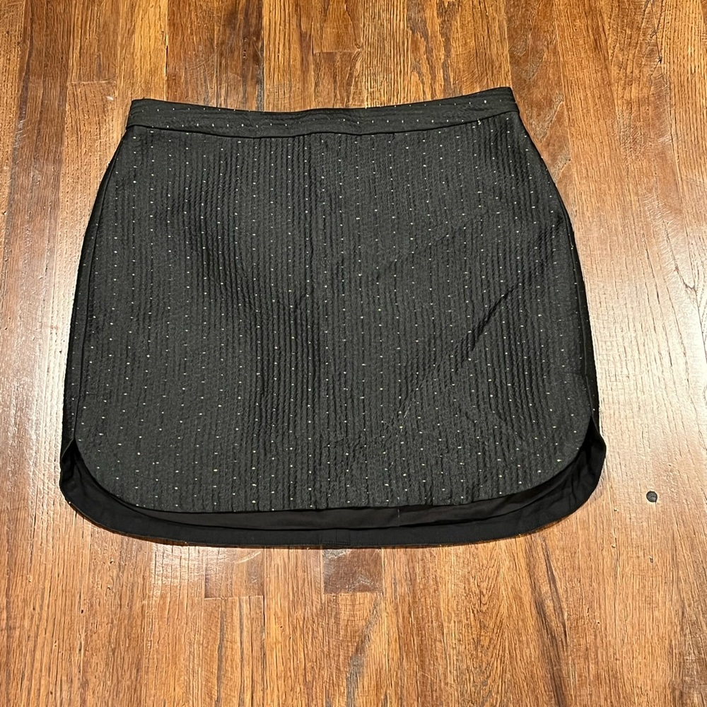 MADEWELL Textured Asymmetrical Mini Skirt